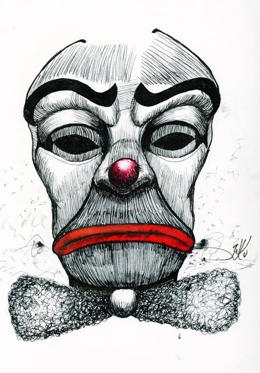 Stoic Clown Mask